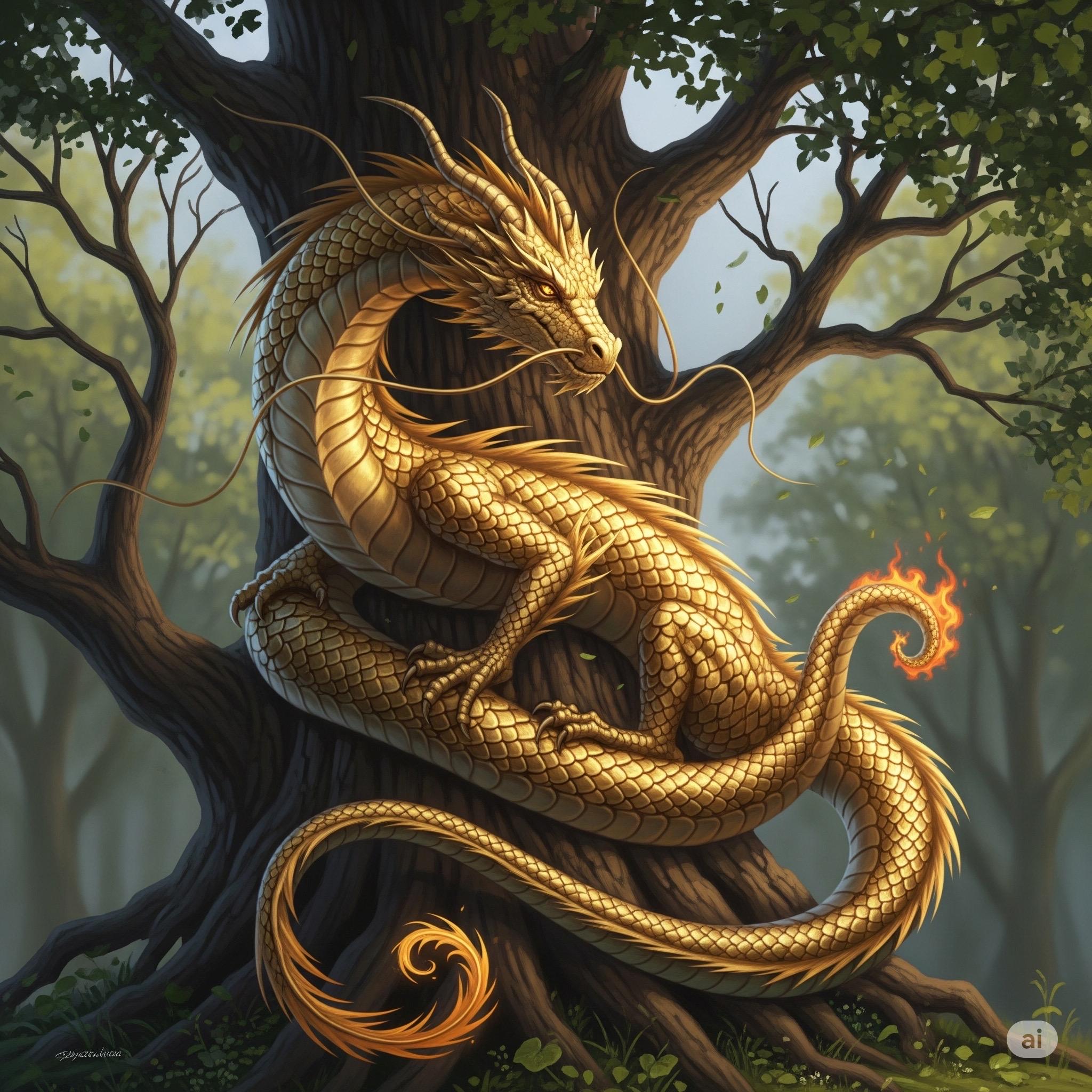 Golden Dragon Shapeshifter Companion