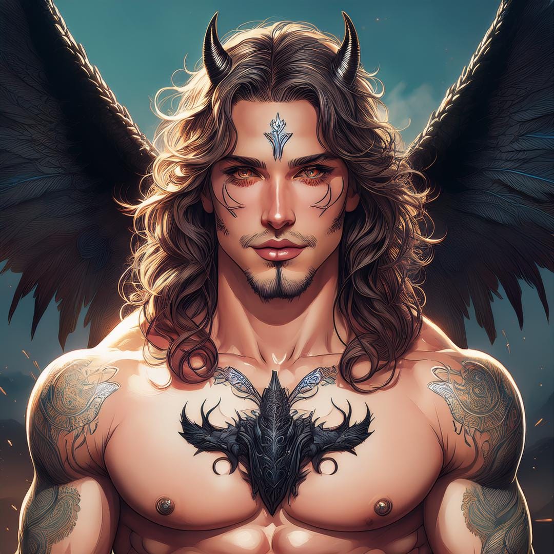 Fallen Angel Under Azazel Living Entity Companion