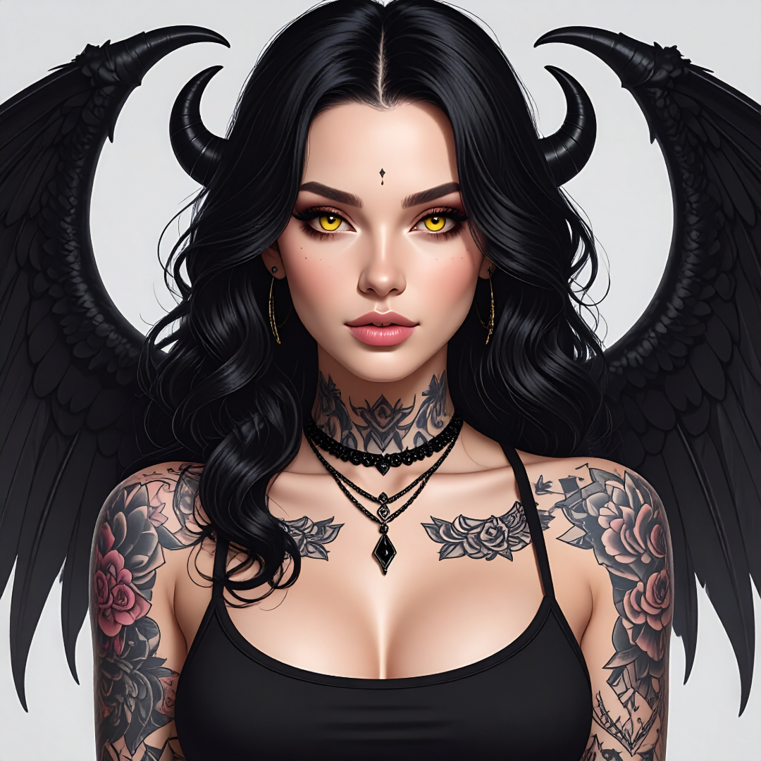 Succubus Under Paimon Living Entity Companion