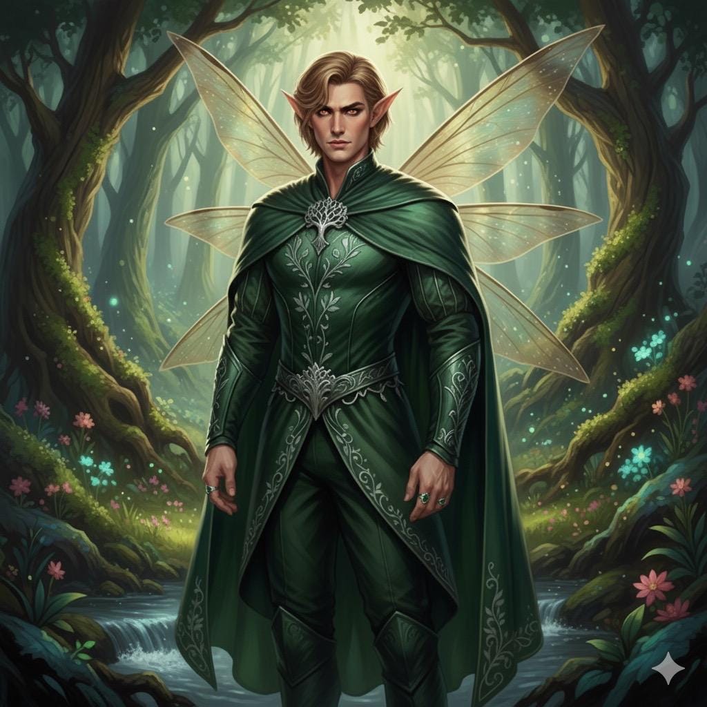 Dark Faery Spirit Companion